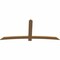Ekena Millwork Bellingham Timber Gable Bracket, Western Red Cedar, 96"W x 44"H x 1 1/2"D x 5 1/2"F, 11/12 Pitch GBW096X44X0206BEL00SWR - alternate 3